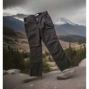 Carhartt Double Knee Canvas Pants Womens 14 Brown Loose Straight Carpenter Nice